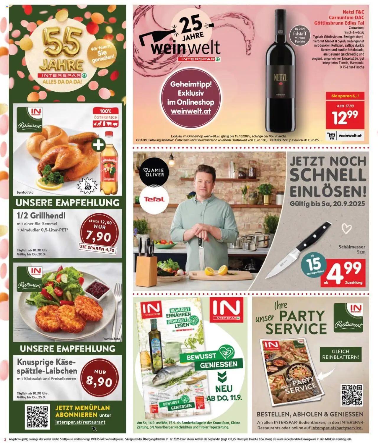 Interspar Flugblatt - Burgenland Nord gültig ab 11.09.2025 | Seite: 2 | Produkte: Käse