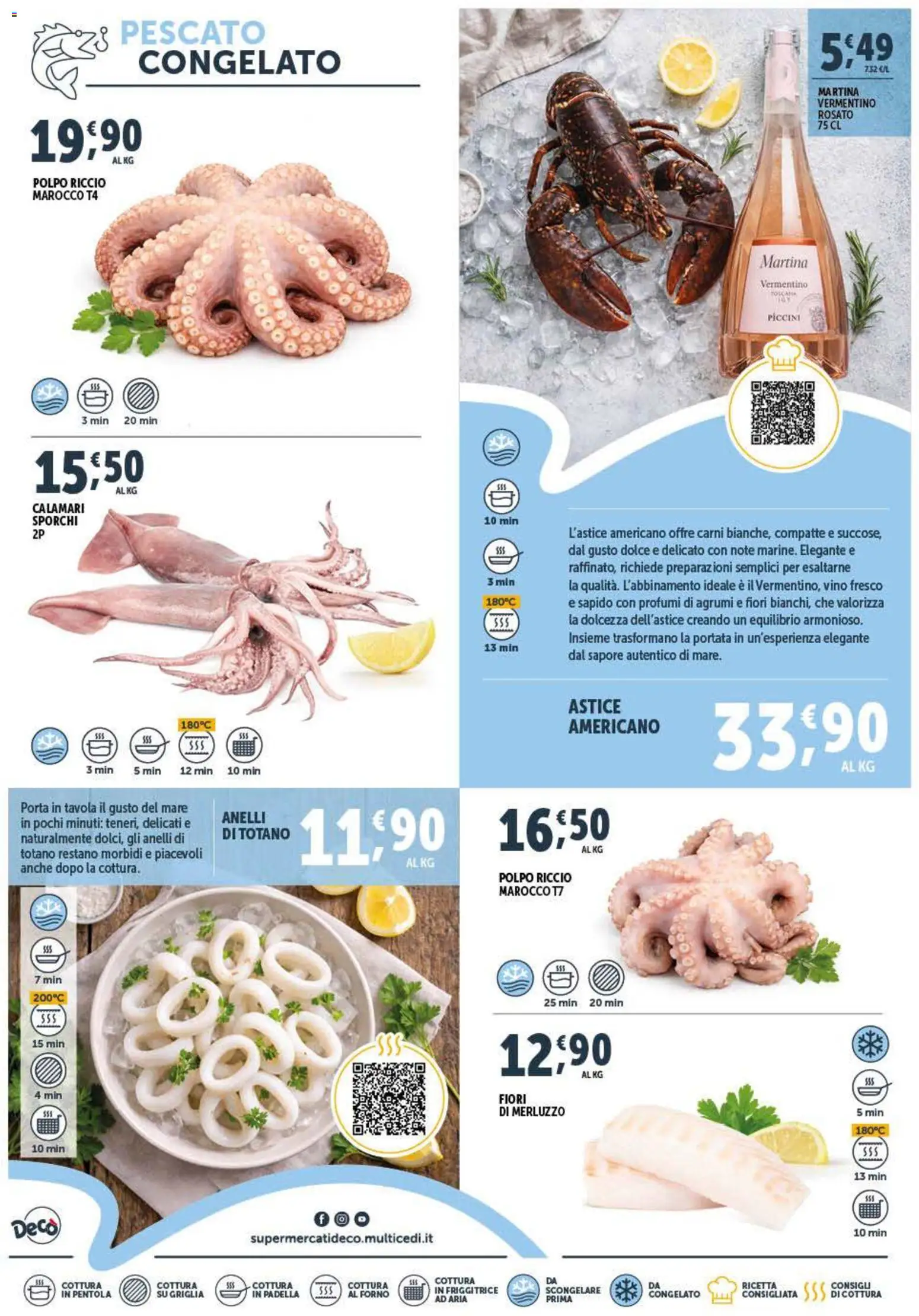 Volantino Decò del 17.03.2026 | Pagina: 2 | Prodotti: Calamari, Vino, Forno, Friggitrice