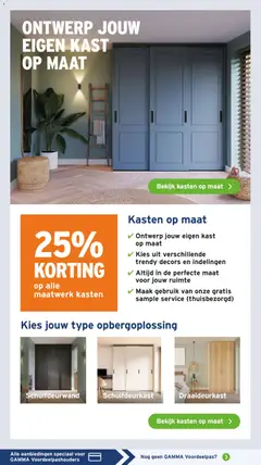 GAMMA - Folder - Voorbeeld van een folder van GAMMA, geldig van 02.12.2025 | Pagina: 30 | Producten: Kast
