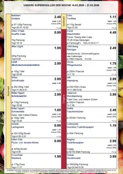 Simmel Bayern ab 16.03.2026 gültig | Seite: 3 | Produkte: Coral waschmittel, Milka, Haarspray, Toilettenpapier