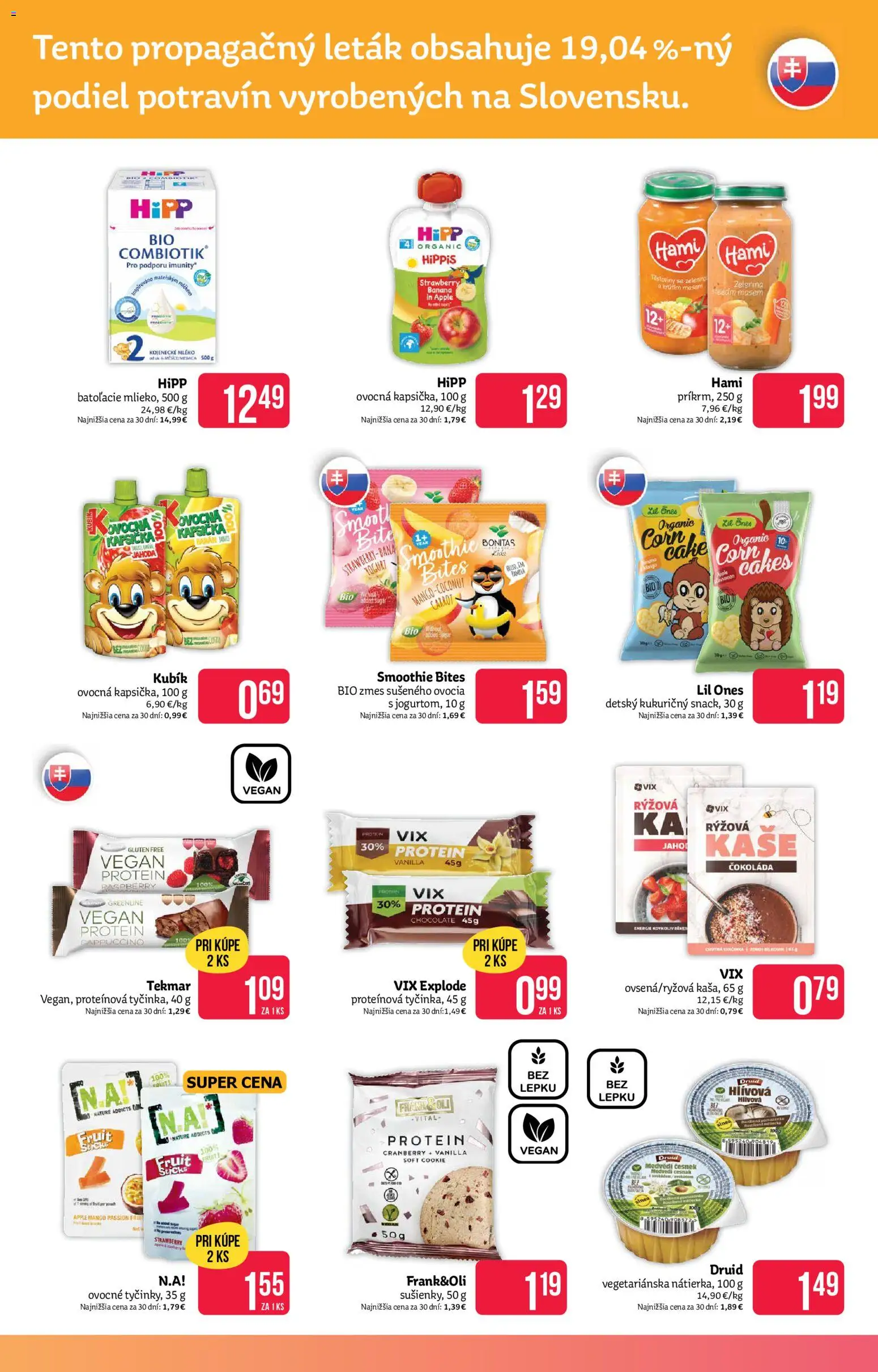 Nové Teta drogerie akcie – leták je platný od 16.03.2026 | Strana: 11 | Produkty: Mlieko, Protein, Apple, Mango