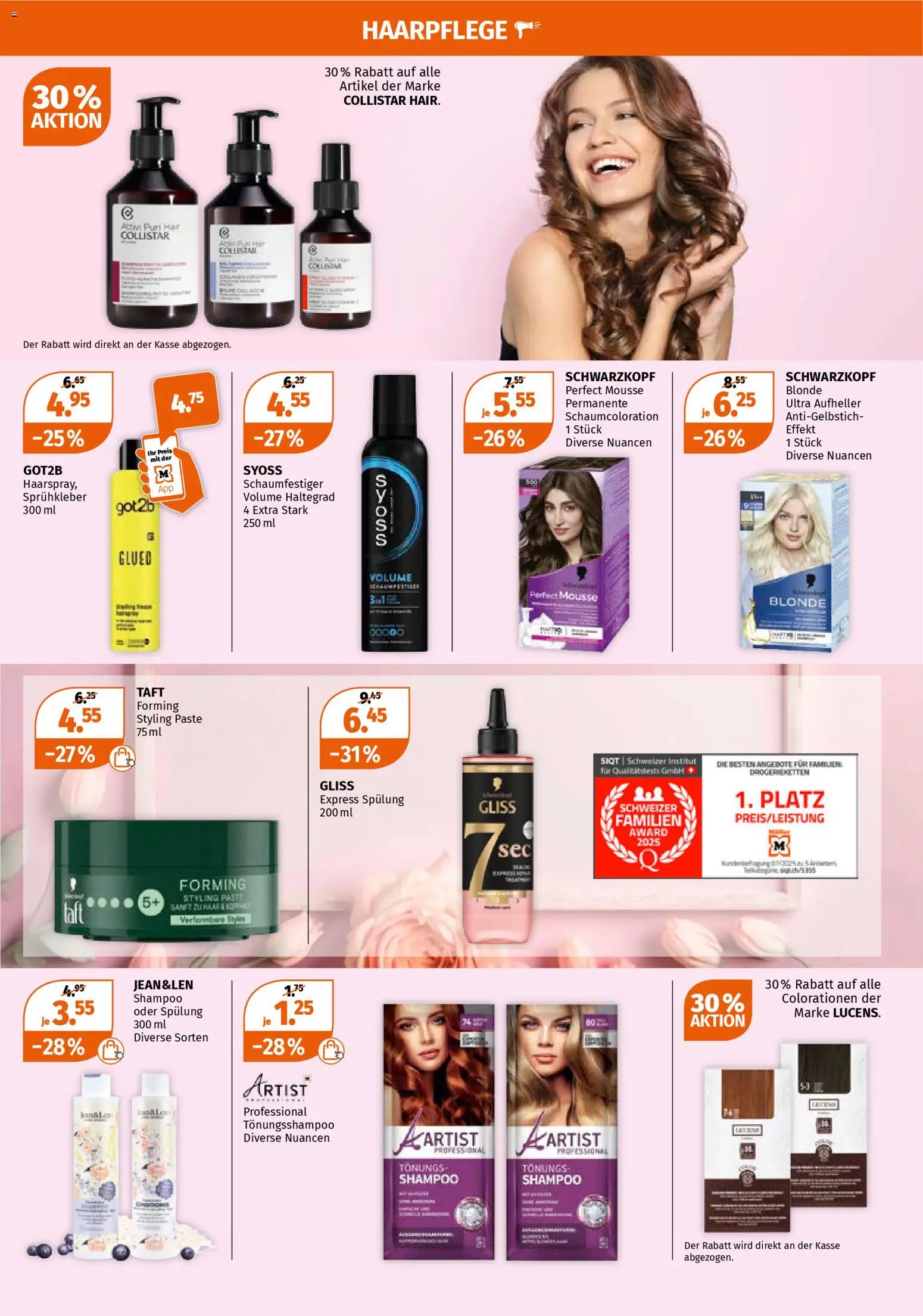 Müller aktionen – gültig ab 26.03.2026 | Seite: 5 | Produkte: Aufheller, Shampoo, Conditioner, Spülung