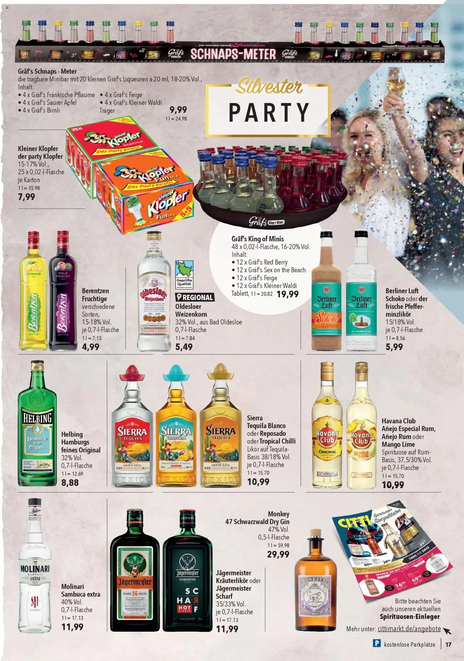 CITTI Markt Prospekt 	 – gültig ab 27.12.2025 | Seite: 17 | Produkte: Äpfel, Zitrone, Mango, Gin