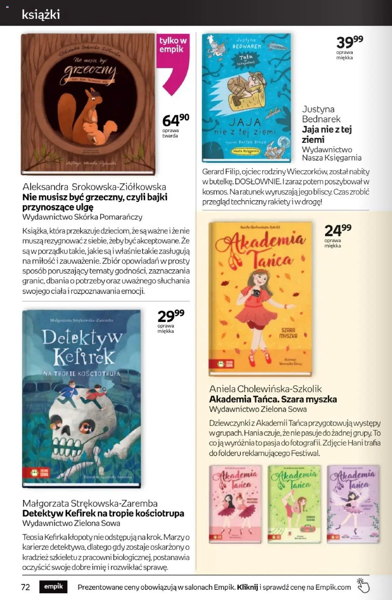 Empik promocje od 24.09.2025 | Strona: 72 | Produkty: Myszka, Książki, Jaja