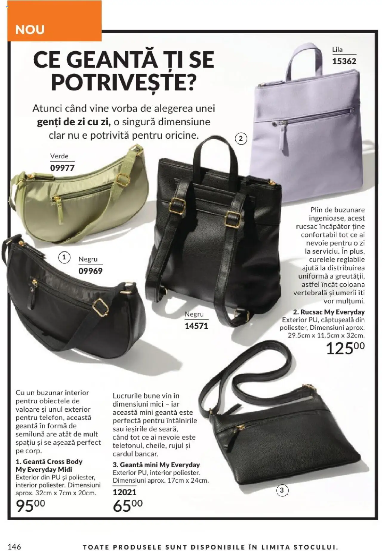 Catalog Avon - 06 2025 – valabil de la 01.06.2025 | Pagină: 146 | Produse: Geantă, Body, Vin, Rucsac