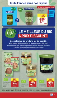 Aldi - Prévisualisation de Aldi catalogue semaine 6 valide à partir de 03.02.2026 | Page: 27 | Produits: Yaourt à boire, Banane, Saumon, Crème