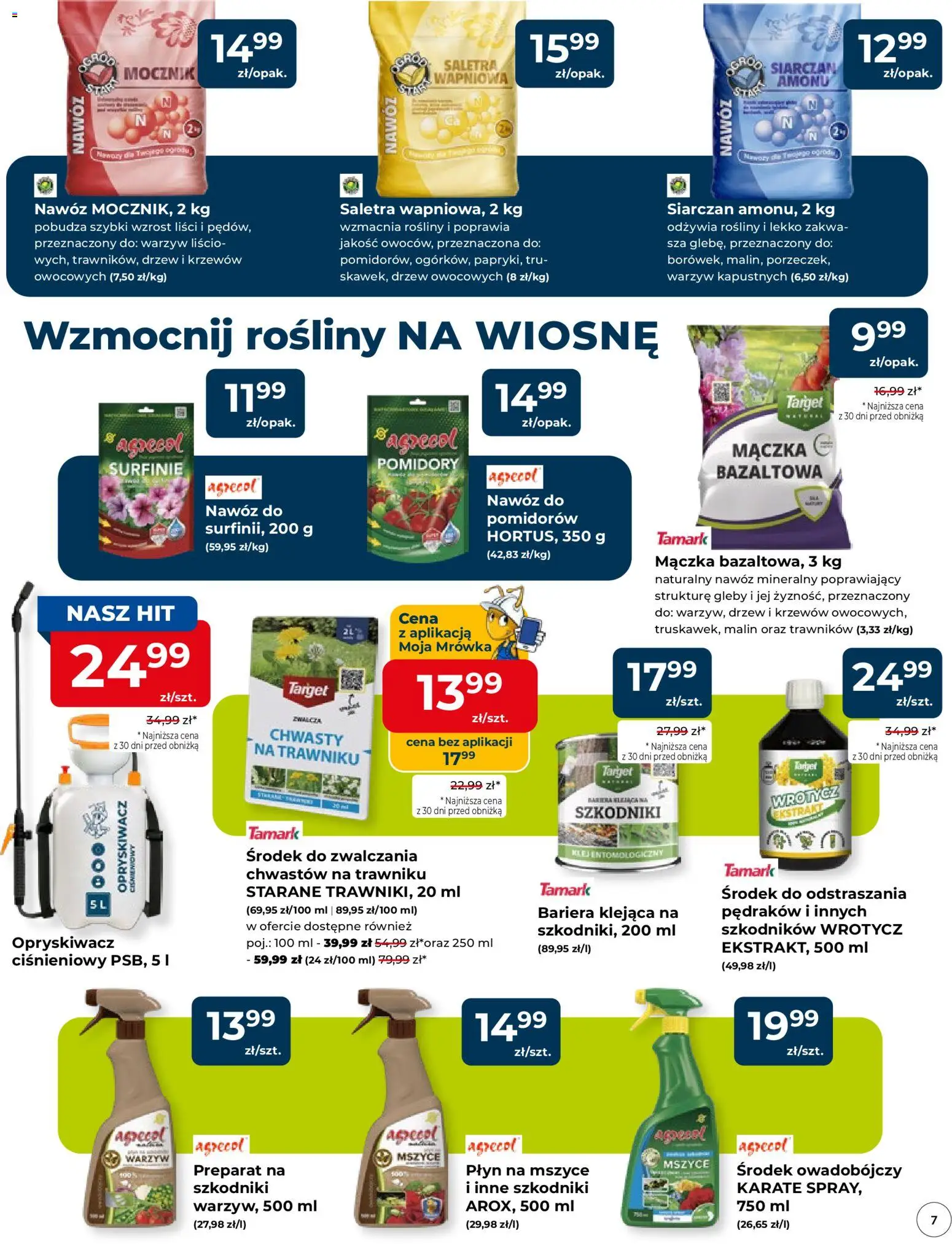 Mrówka gazetka - Malbork od 23.04.2026 | Strona: 7 | Produkty: Opryskiwacz, Rosliny, Pomidory