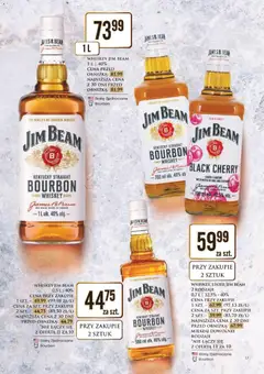 Pogląd oferty "WHISKEY JIM BEAM, 1 L | 40%" - ważna od 27.03.2026 | Strona: 14 | Produkty: Bourbon, Jim Beam