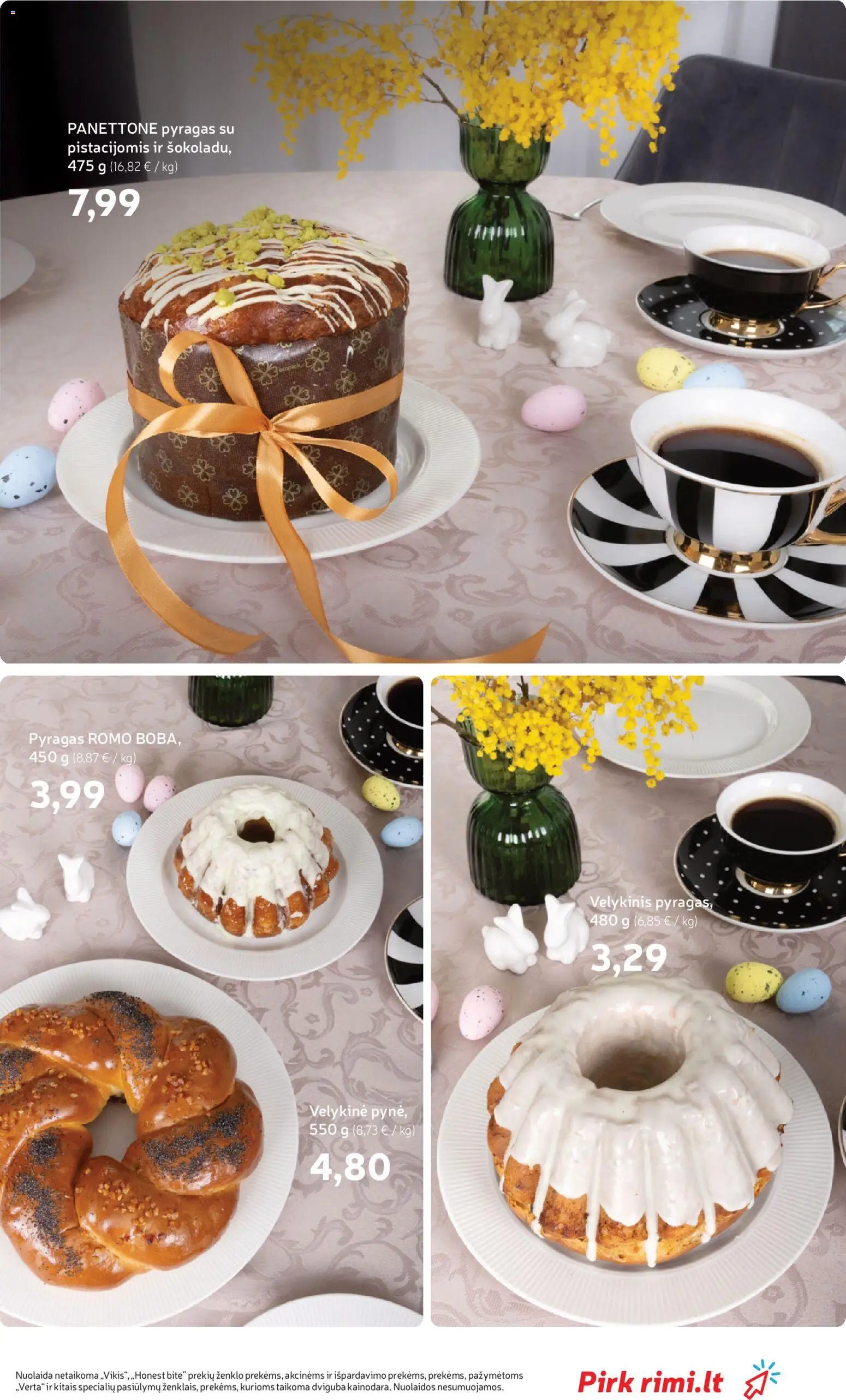 Rimi akcijos nuo 31.03.2026 | Puslapis: 7 | Prekių: Pyragas
