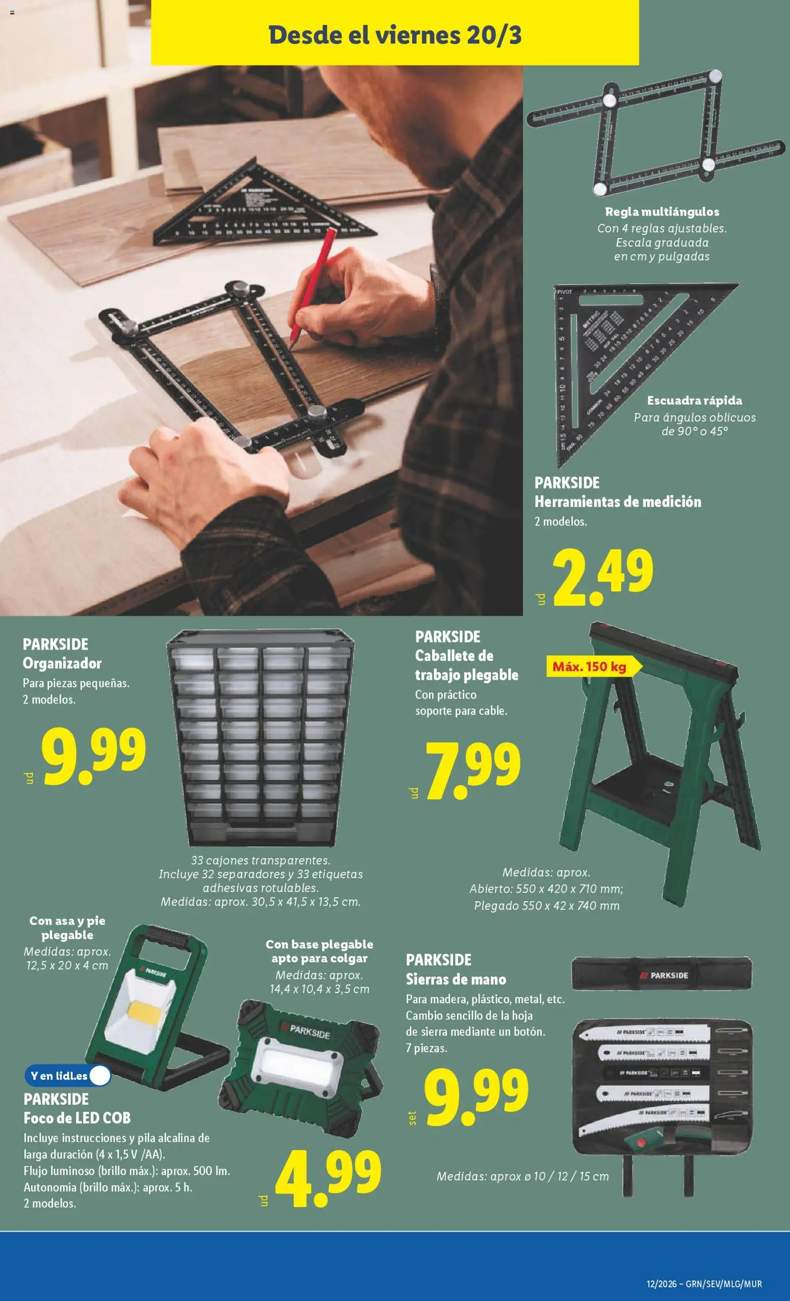 Lidl folleto de bazar │ válido desde el 16.03.2026 | Página: 23 | Productos: Organizador