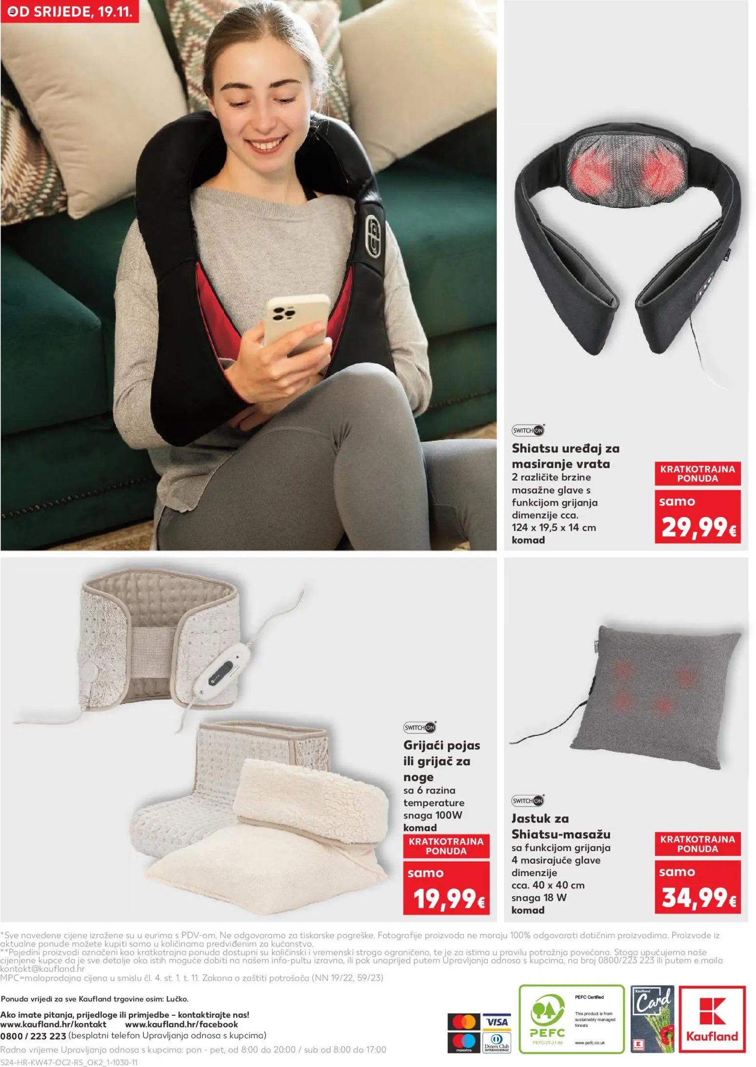 Kaufland katalog | vrijedi od 19.11.2025 | Stranica: 24 | Proizvodi: Jastuk, Vrata, Pojas, Telefon