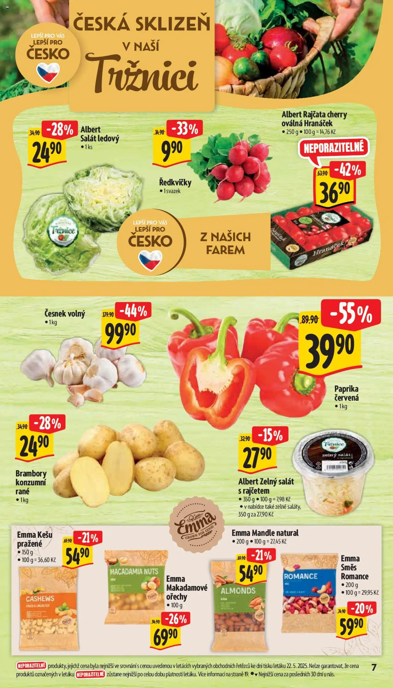 Albert leták - Supermarket od 28.05.2025 | Strana: 12 | Produkty: Kešu, Ořechy, Paprika červená, Makadamové ořechy