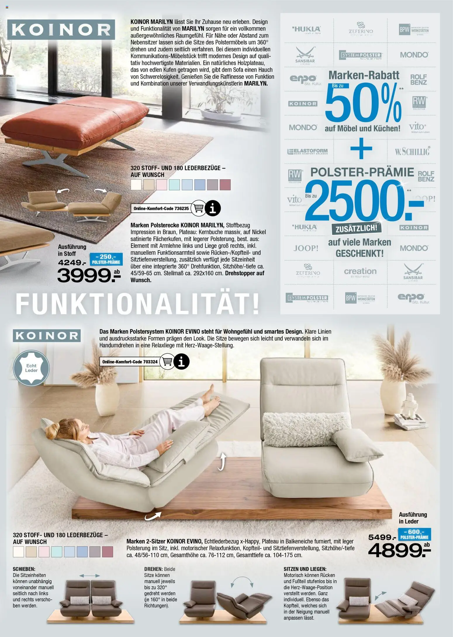 Ostermann Polster Spezial – gültig ab 19.03.2026 | Seite: 17 | Produkte: Relaxliege, Sofa, Liege, Kuchen