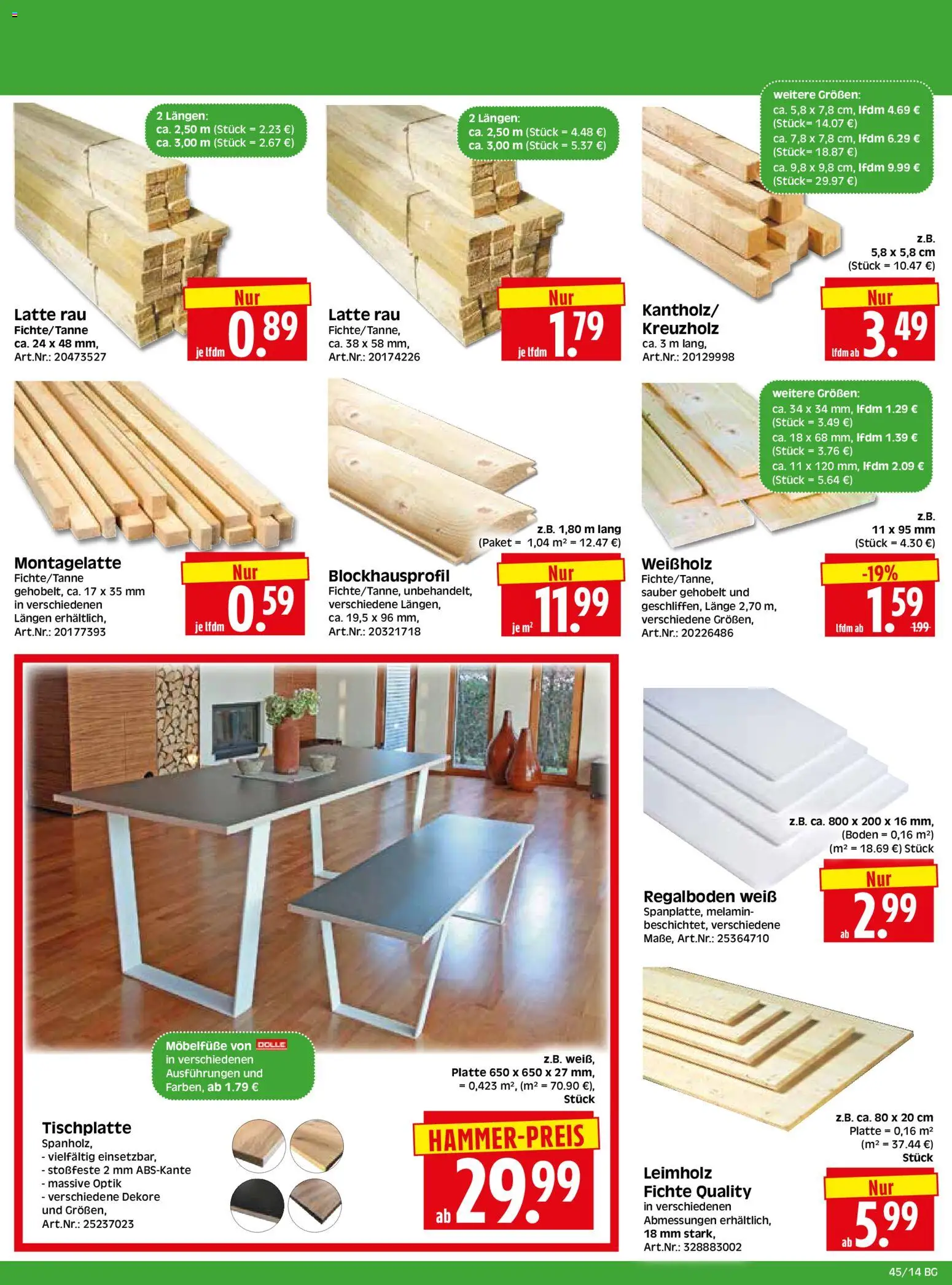 HERKULES Bau & Garten – gültig ab 03.11.2025 | Seite: 14