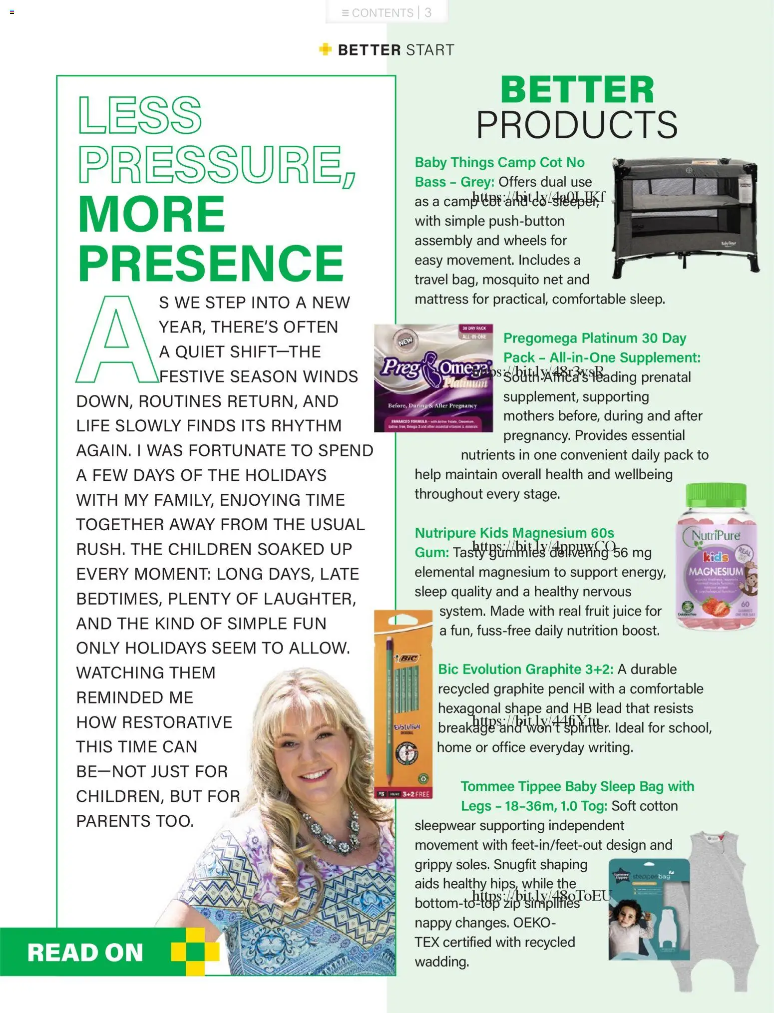 New Baby City catalogue – valid from 29.01.2026 | Page: 3 | Products: Pencil, Bag, Mattress, Juice