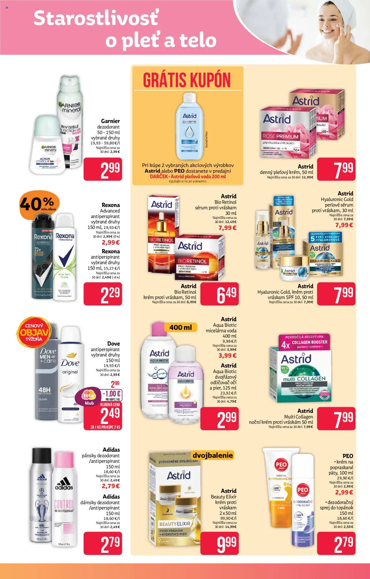 Teta drogerie leták │ platný od 21.07.2025 | Strana: 5 | Produkty: Odličovač, Odličovač očí, Antiperspirant, Adidas