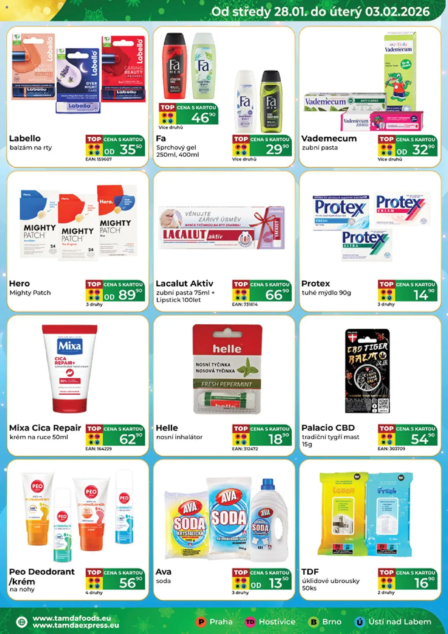 Tamda Foods leták od 28.01.2026 | Strana: 5 | Produkty: Krém na ruce, Balzám na rty, Lacalut, Lacalut Aktiv