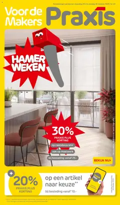 Praxis - Folder - Voorbeeld van een folder van Praxis, geldig van 20.10.2025