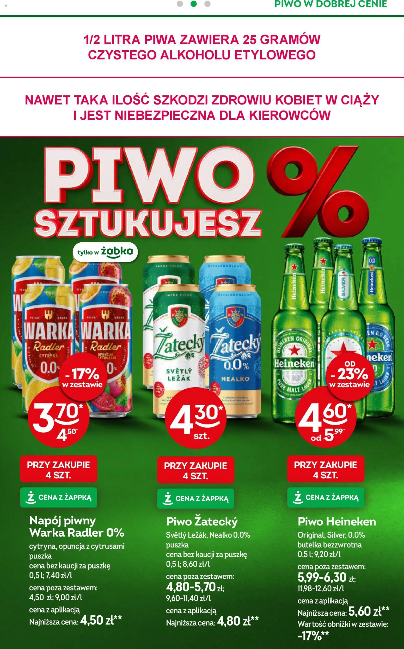 Żabka Gazetka od 30.12.2025 | Strona: 23 | Produkty: Cytryna, Leżak, Warka, Piwo