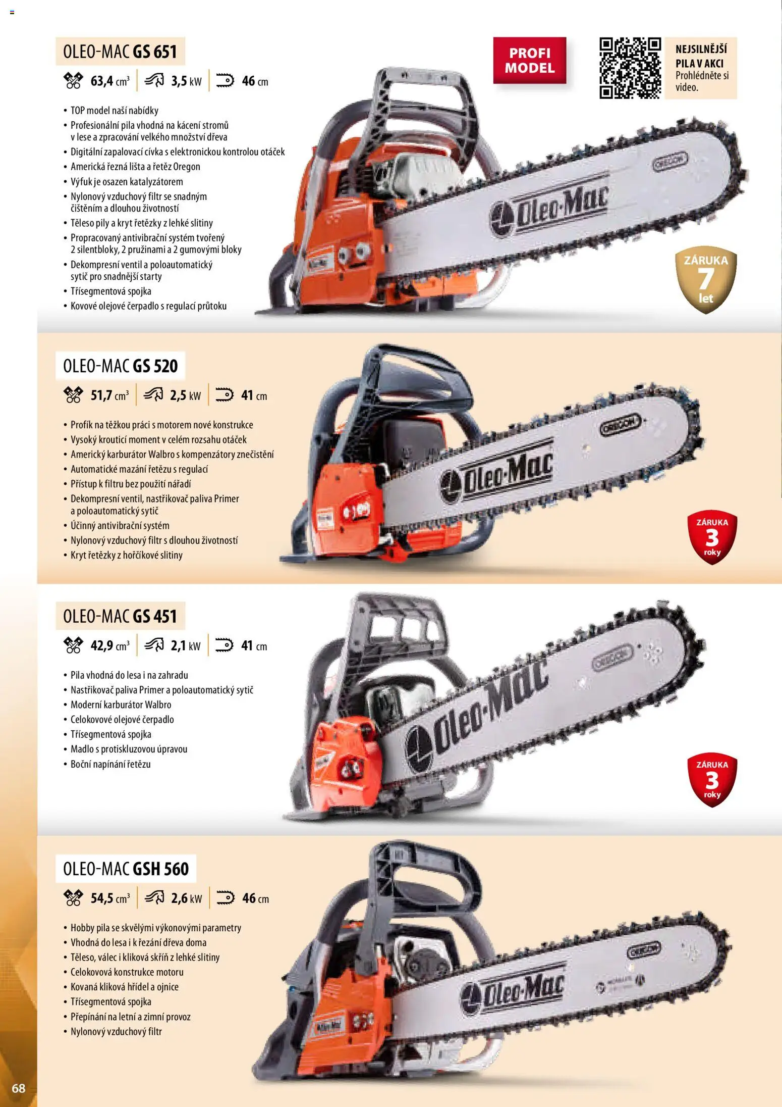 Mountfield katalog od 02.04.2026 | Strana: 68 | Produkty: Madlo, Nářadí, Čerpadlo, Pila