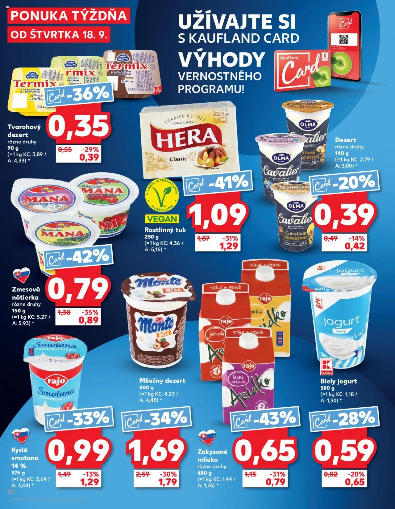Kaufland SK akciós ujság - amely érvényes a következő dátumtól: 18.09.2025 | Oldal: 20