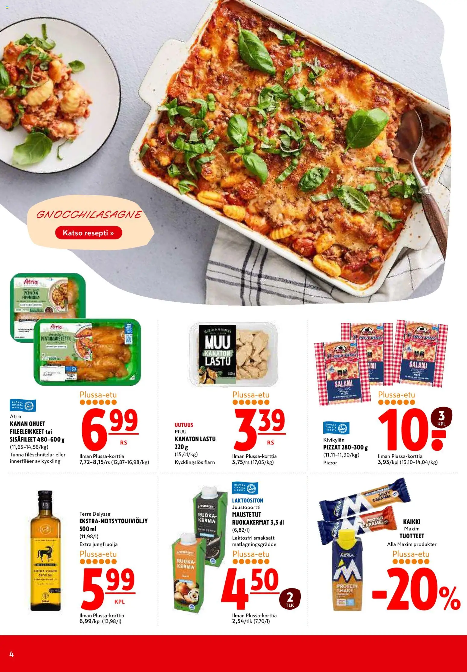 K-Citymarket tarjoukset – voimassa 02.03.2026 alkaen | Sivu: 4 | Tuotteet: Salami, Kerma