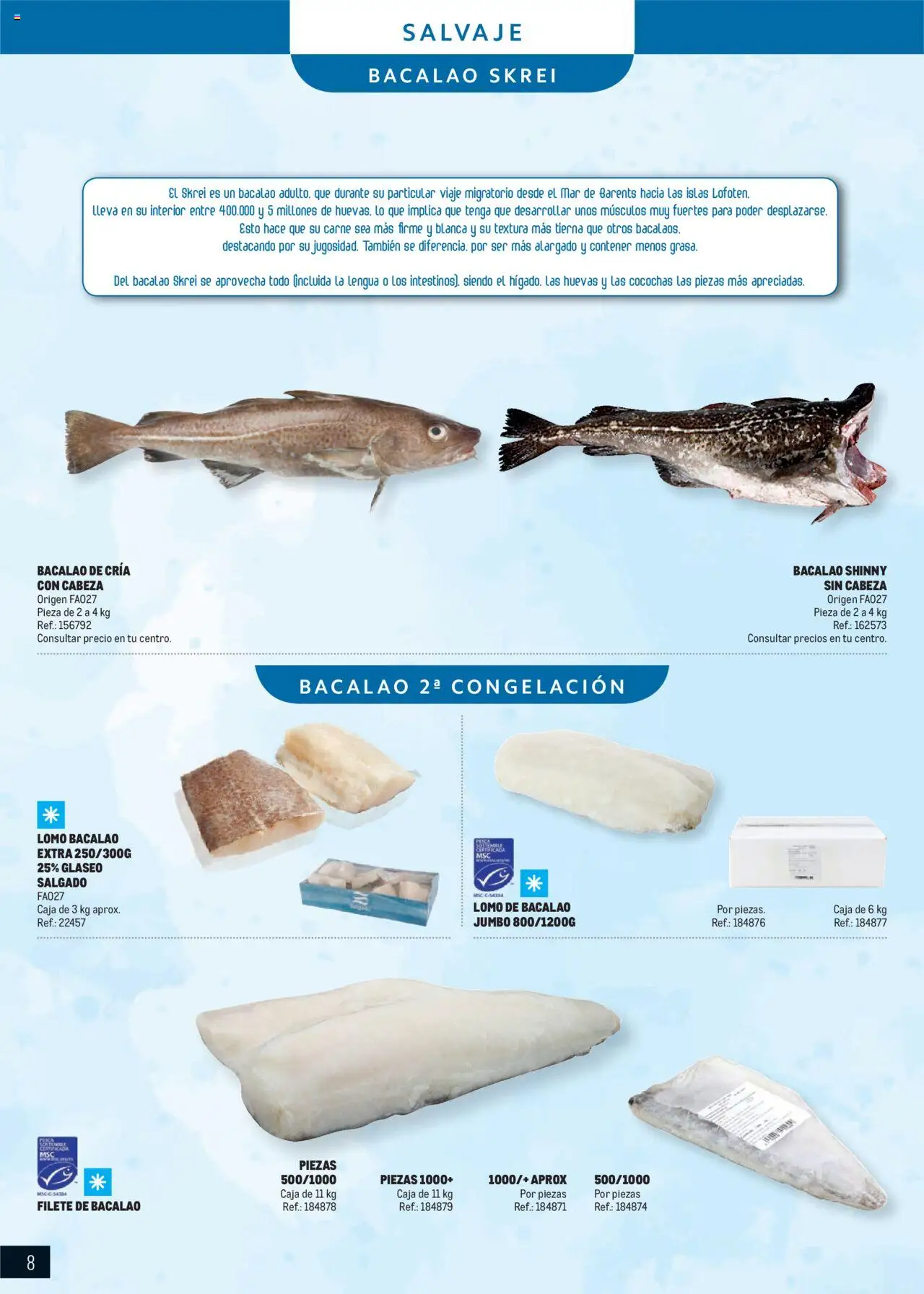 Makro - Especial Pescados Centro │ válido desde el 11.06.2025 | Página: 8 | Productos: Filete, Caja