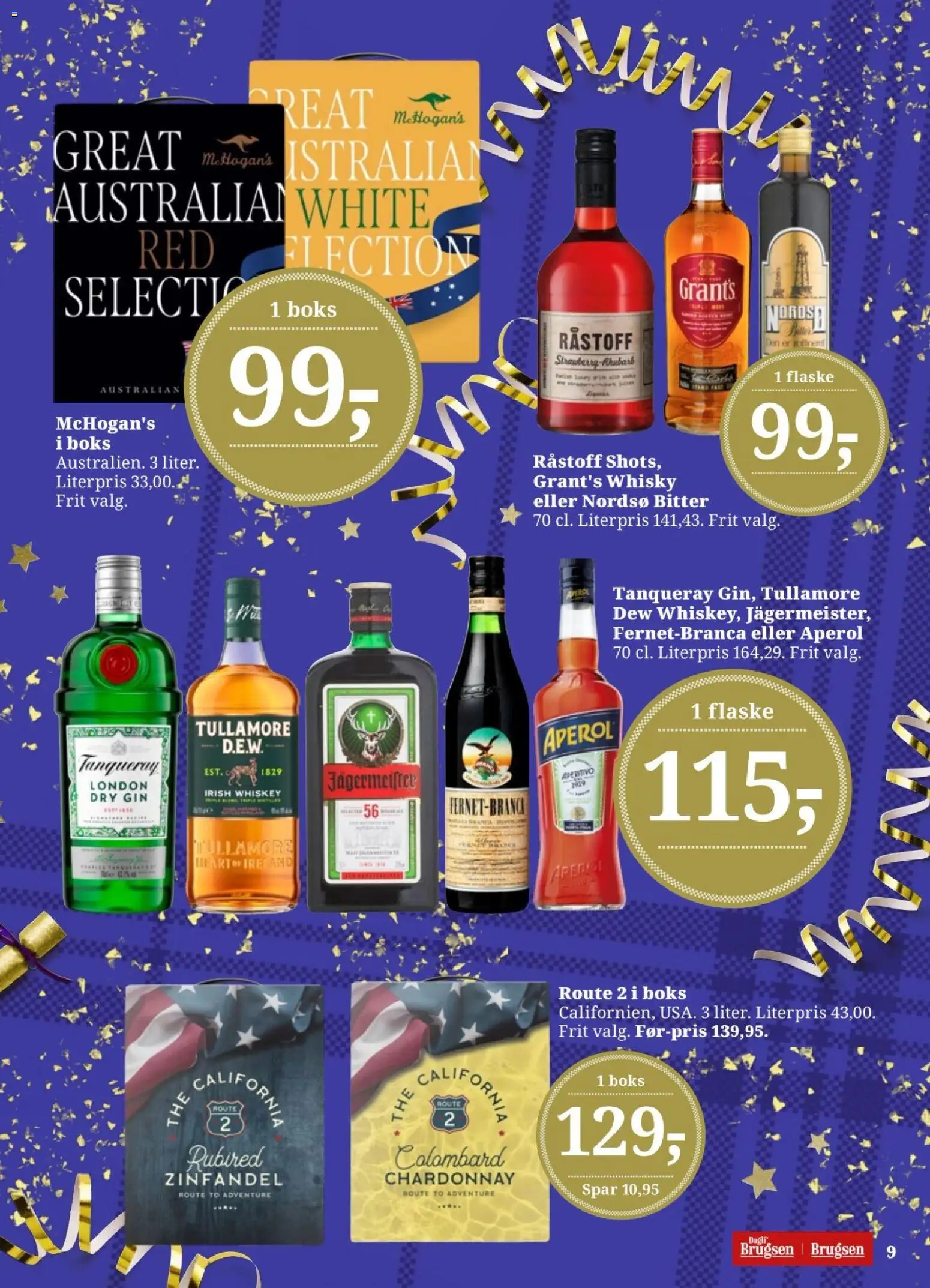 Dagli'Brugsen tilbudsavis – gyldig fra 27.12.2025 | Side: 9 | Produkter: Boks, Gin, Whisky