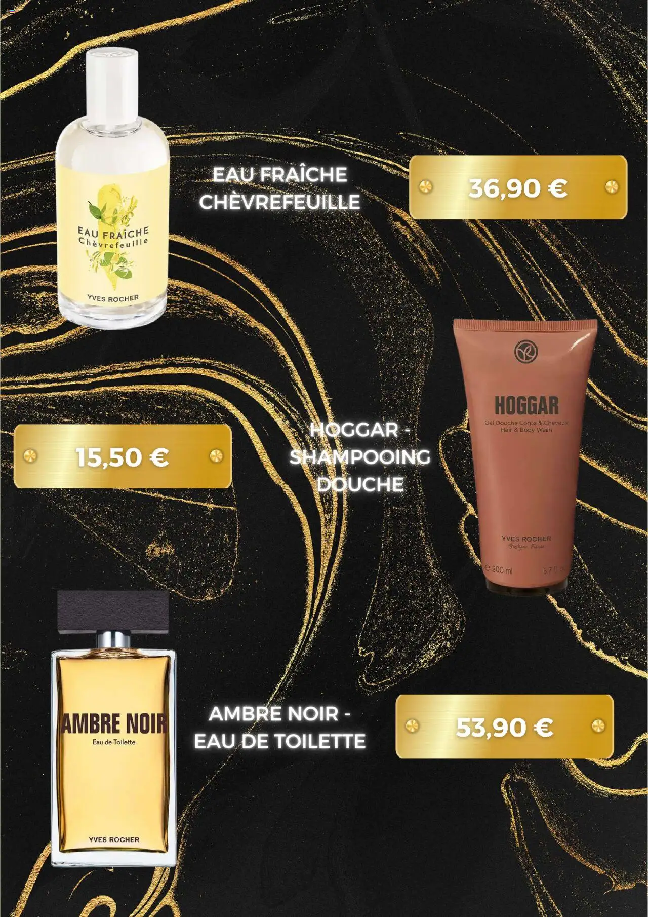  | Page: 3 | Produits: Eau de toilette, Shampooing, Gel douche, Douche