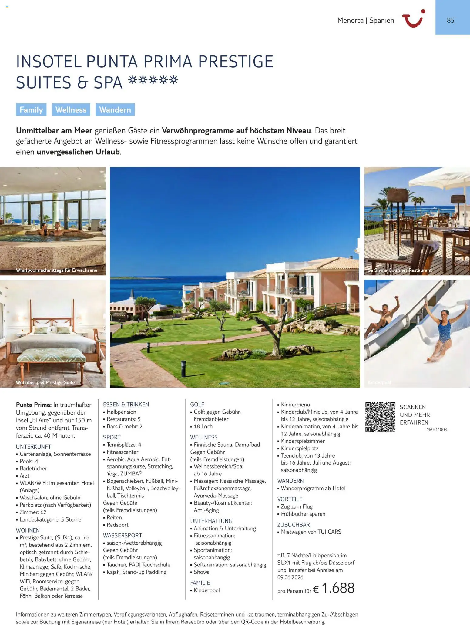 Aida  Südeuropa & Nordafrika 2026/27 – gültig ab 01.01.2026 | Seite: 85 | Produkte: Babybett