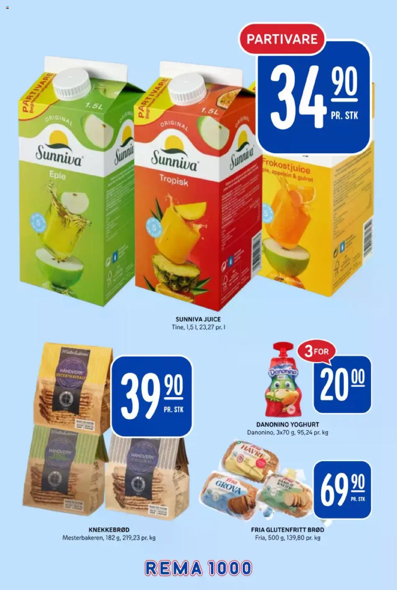  | Side: 20 | Produkter: Yoghurt, Juice, Gulrot, Бітумна черепиця