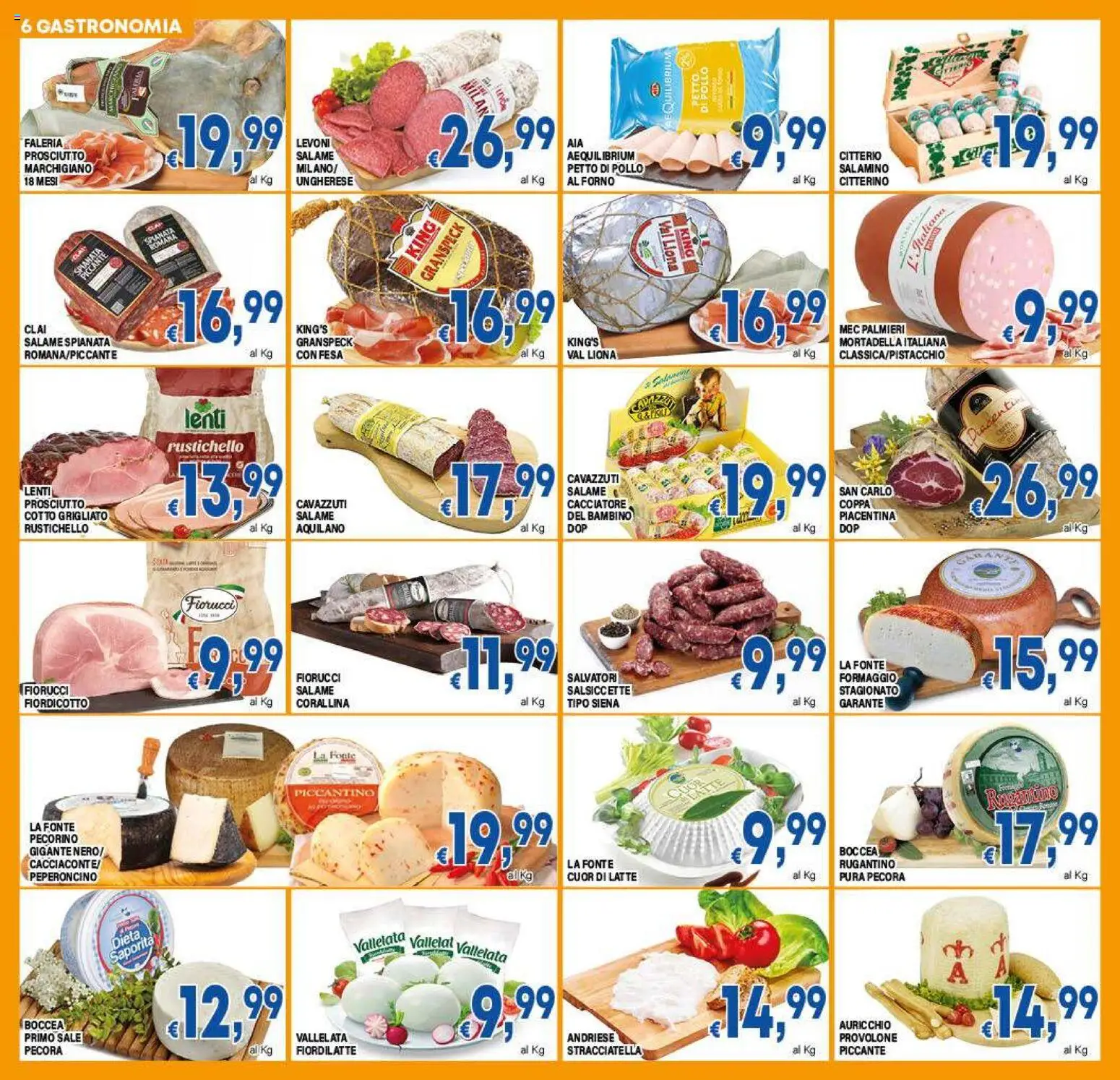 Volantino DEM del 04.02.2026 | Pagina: 6 | Prodotti: Pollo, Sale, Mortadella, Forno