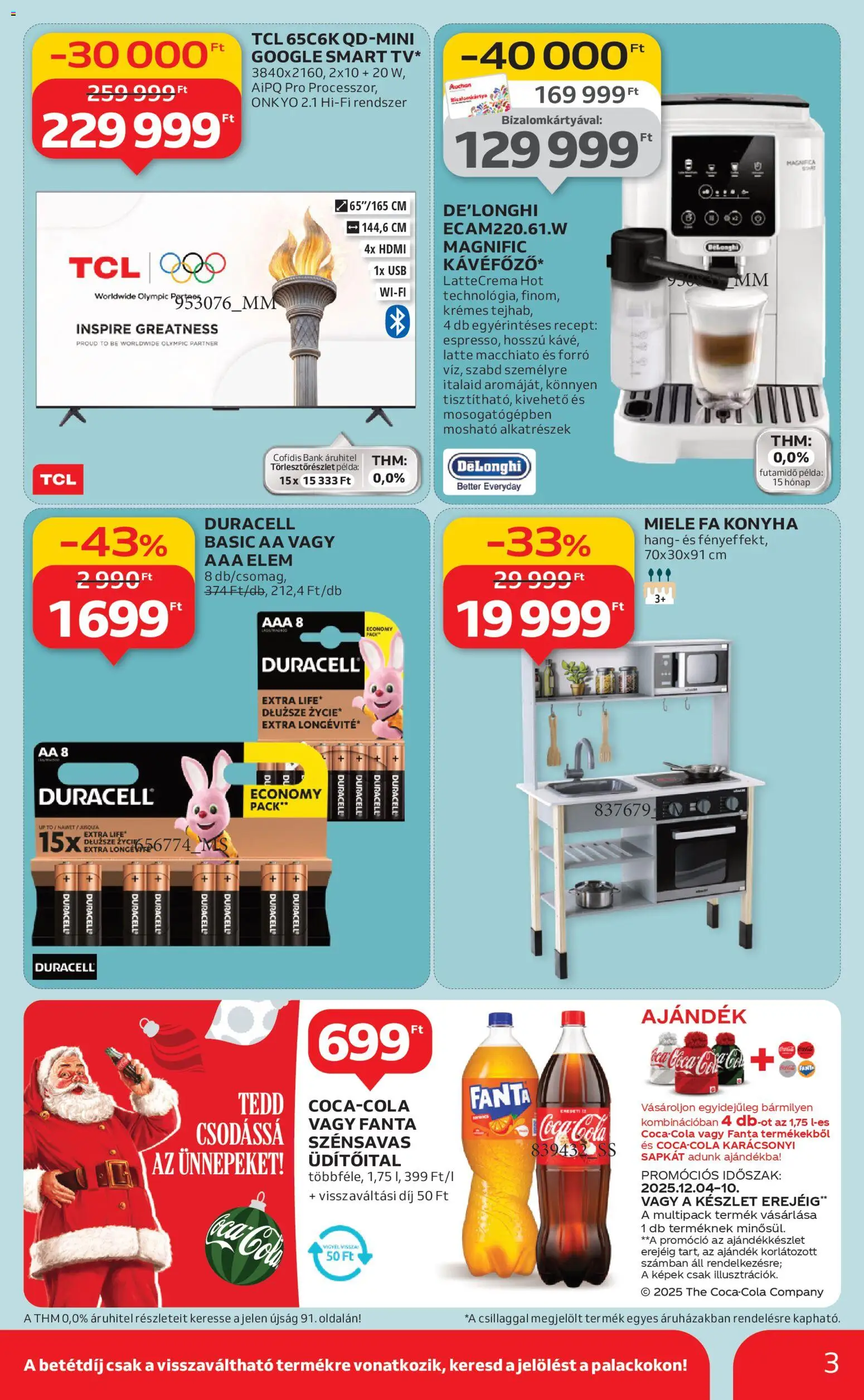 Auchan akciós ujság - amely érvényes a következő dátumtól: 04.12.2025 | Oldal: 3