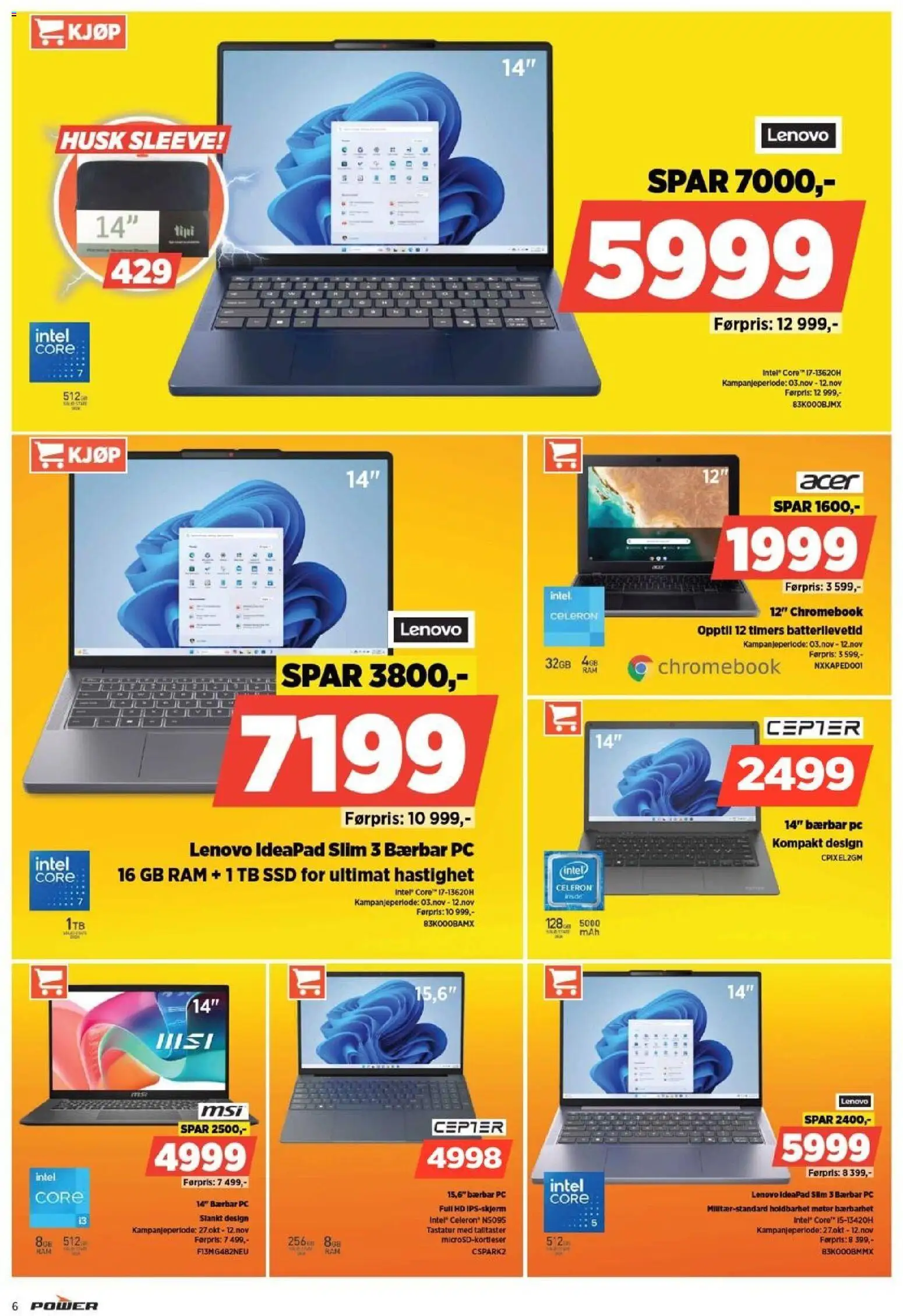 {H1} | Side: 6 | Produkter: Pc, Thon en boite, Tastatur, Суміш дитяча