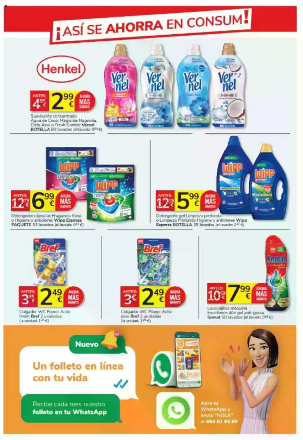 Consum folleto │ válido desde el 29.05.2025 | Página: 23 | Productos: Fragancia, Detergente, Suavizante, Lavavajillas