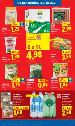 STUDENA ILI STUDENAC Izvorska voda, 4 x 1.5 l Gazirana ili negazirana - Pregled kataloga iz trgovine Lidl, vrijedi od 16.03.2026 | Stranica: 7