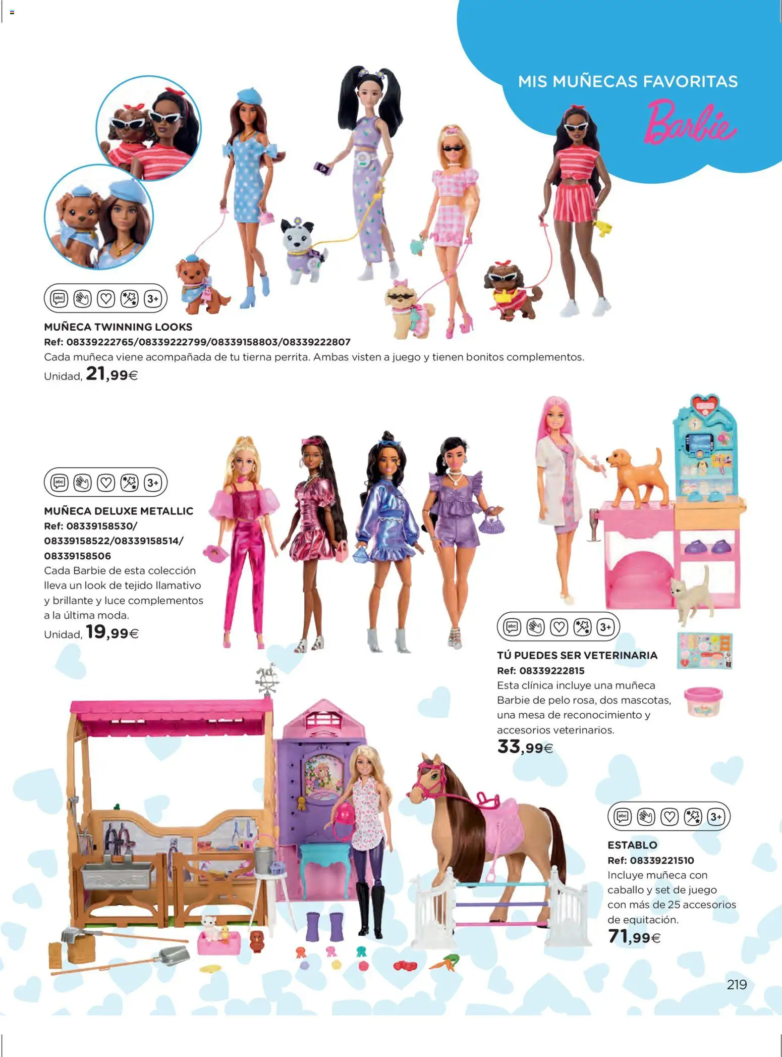 El Corte Inglés ofertas │ válido desde el 27.10.2025 | Página: 219 | Productos: Muñeca, Mesa