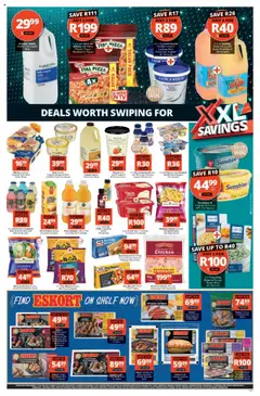 Checkers Northern Cape - XXL Savings Week 6 Deals │ valid from 14.07.2025 | Page: 3 | Products: Yoghurt, Milk, Sausage, Bacon