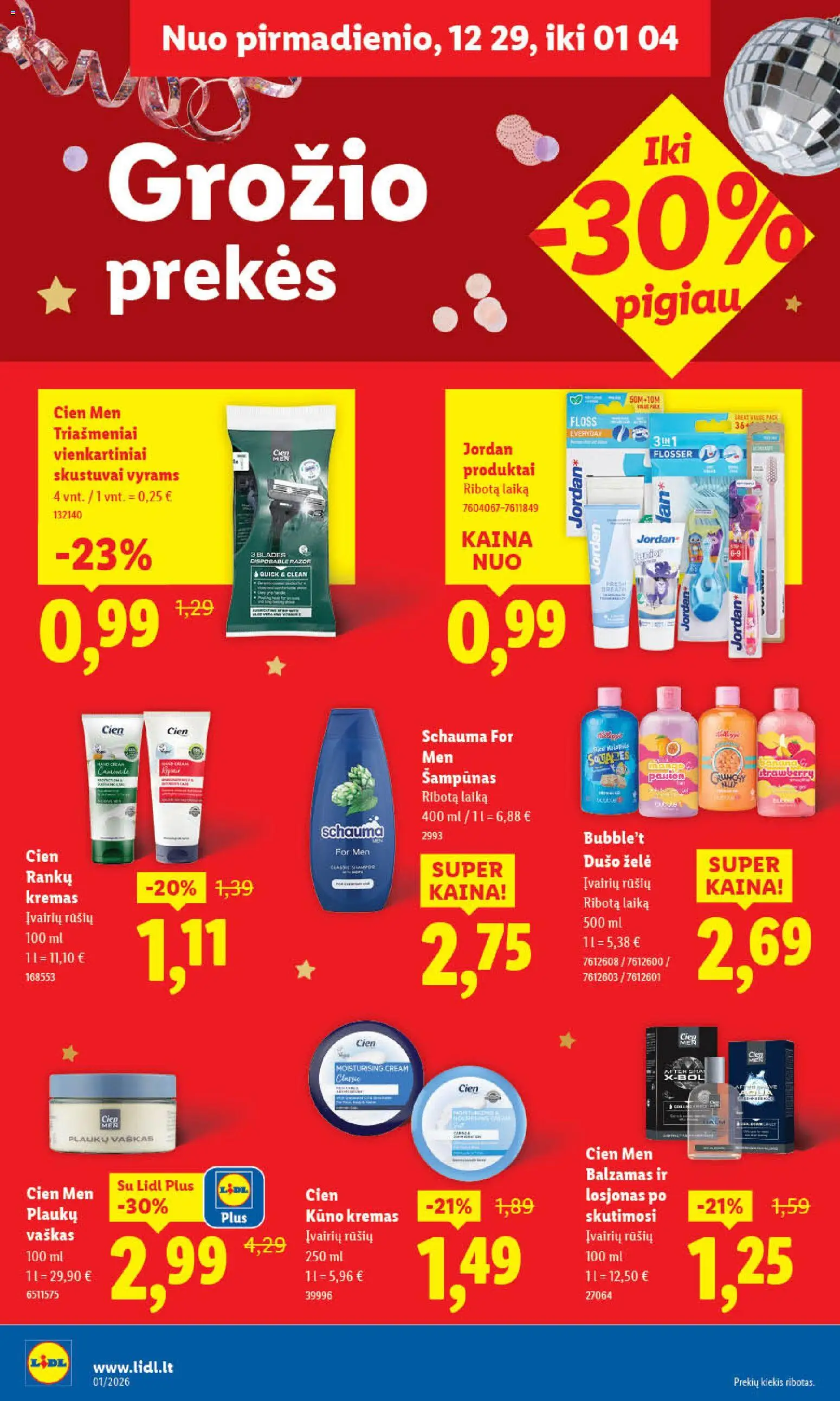 LIDL akcijos nuo 02.01.2026 | Puslapis: 34