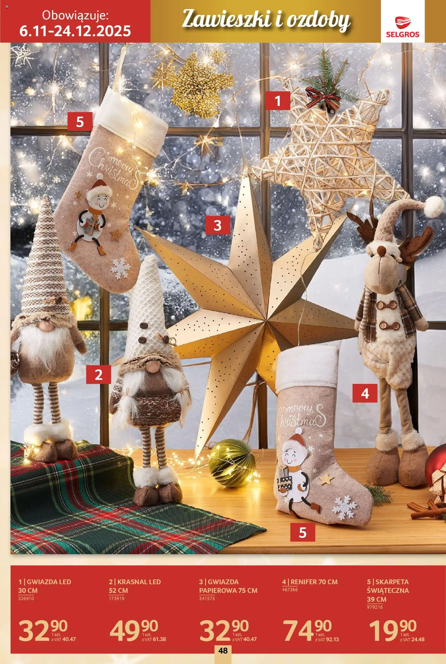 Selgros cash&carry Gazetka - Boże Narodzenie od 06.11.2025 | Strona: 48