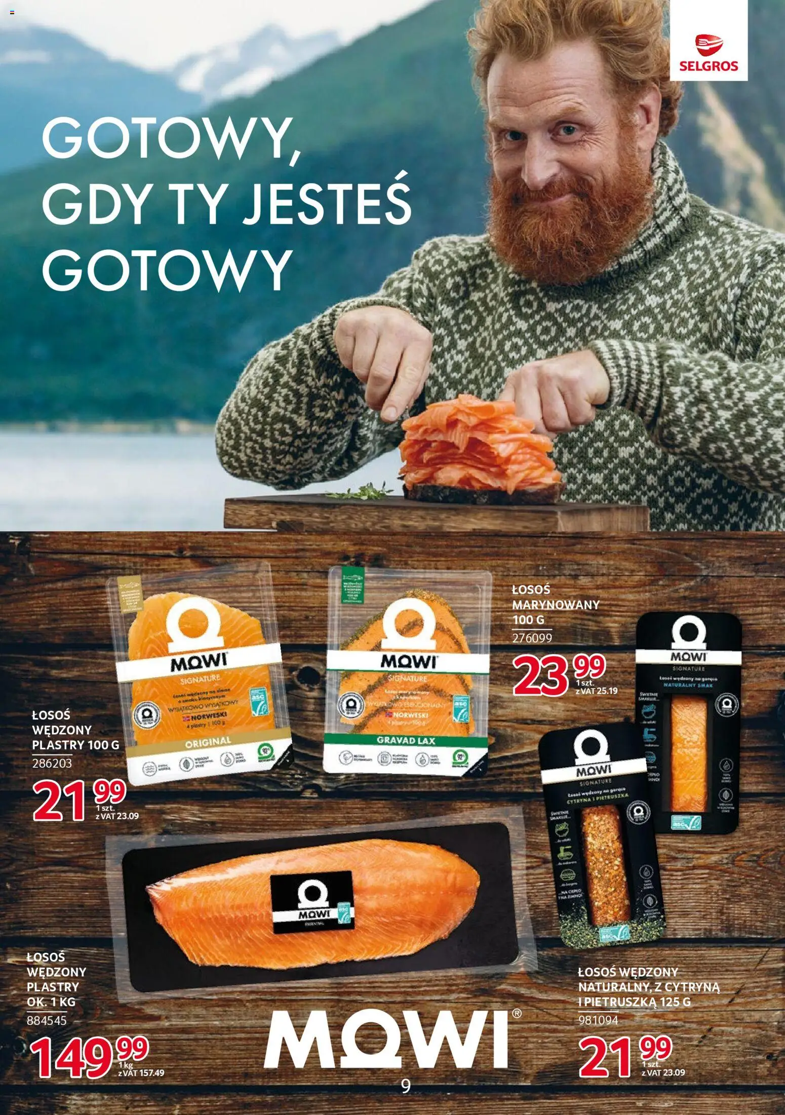 Selgros cash&carry Gazetka - Markowe produkty od 06.11.2025 | Strona: 9 | Produkty: Cytryna, Pietruszka, Łosoś wędzony, Łosoś