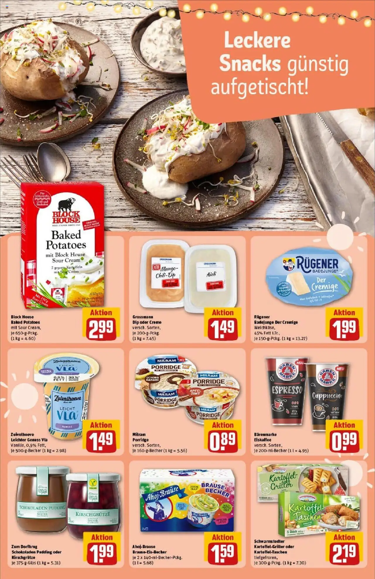 Rewe prospekt Uelzen	 - gültig ab dem 06.07.2025 | Seite: 18 | Produkte: Pudding, Kartoffeln, Milram, Backofen