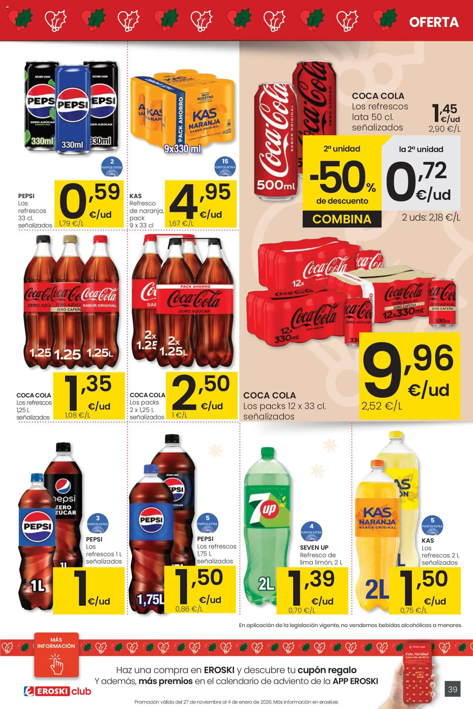 Eroski - Center │ válido desde el 18.12.2025 | Página: 39 | Productos: Lima