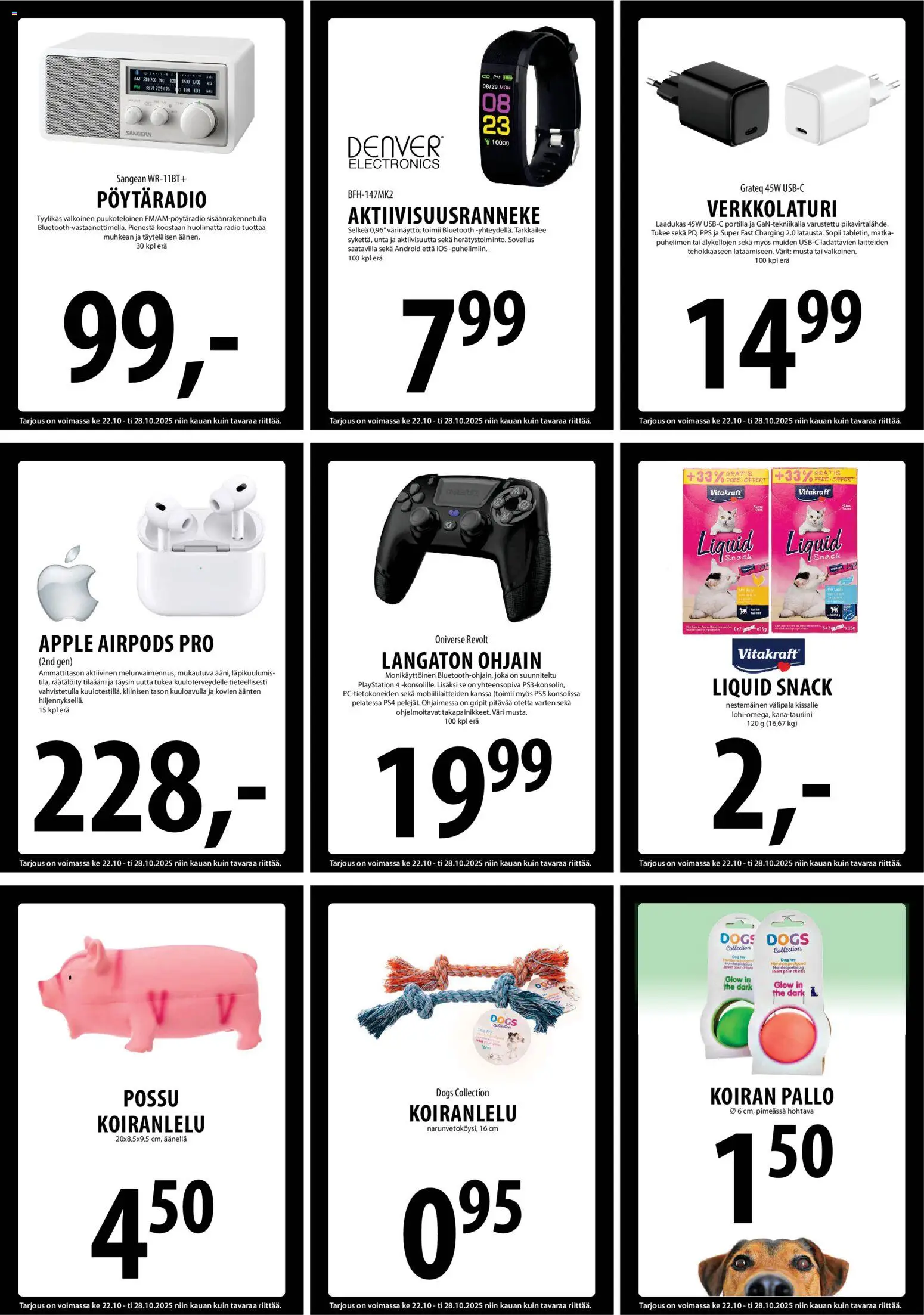 Tuuri tarjoukset – voimassa 22.10.2025 alkaen | Sivu: 14 | Tuotteet: Radio, Playstation