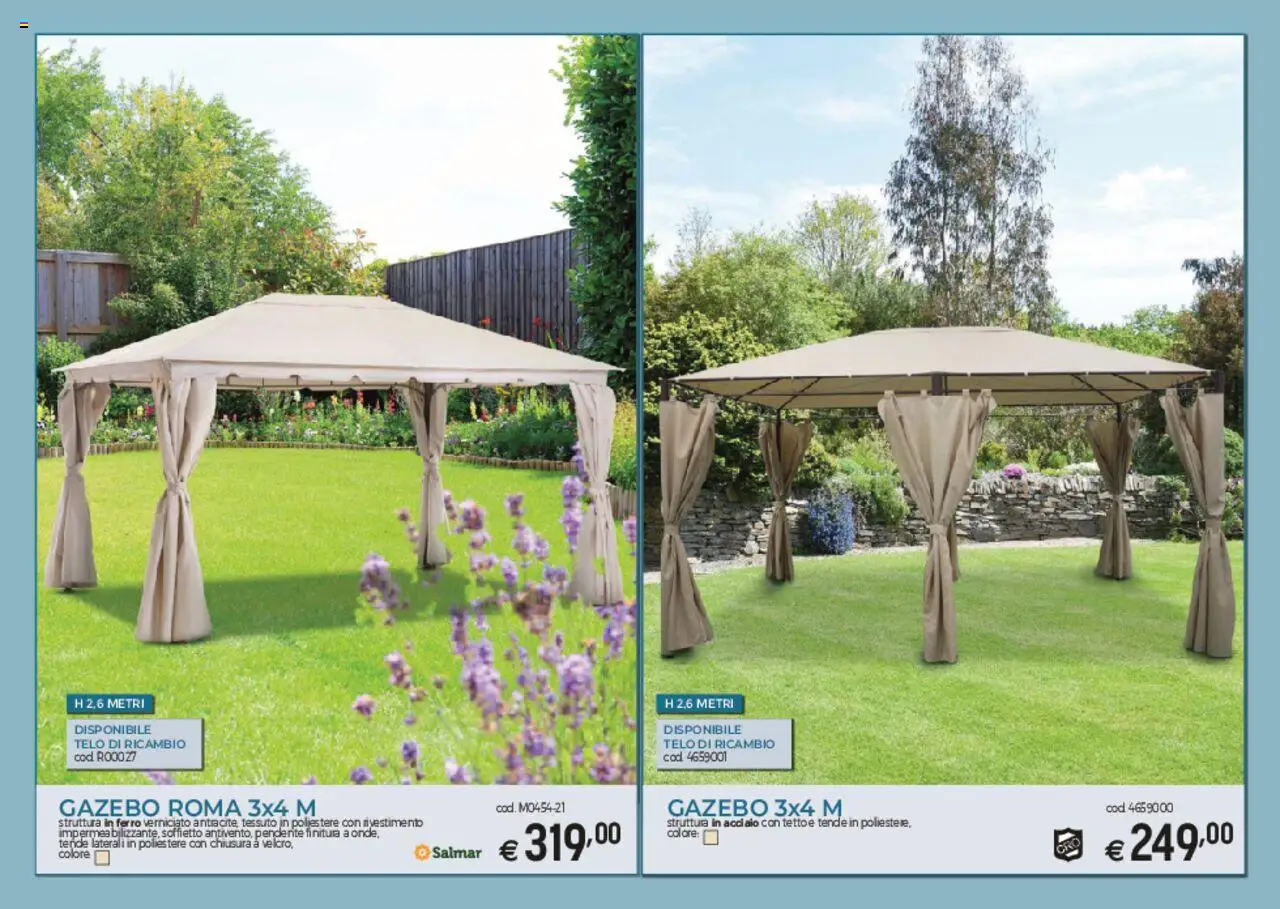 Volantino Brico OK del 03.03.2025 | Pagina: 9 | Prodotti: Gazebo