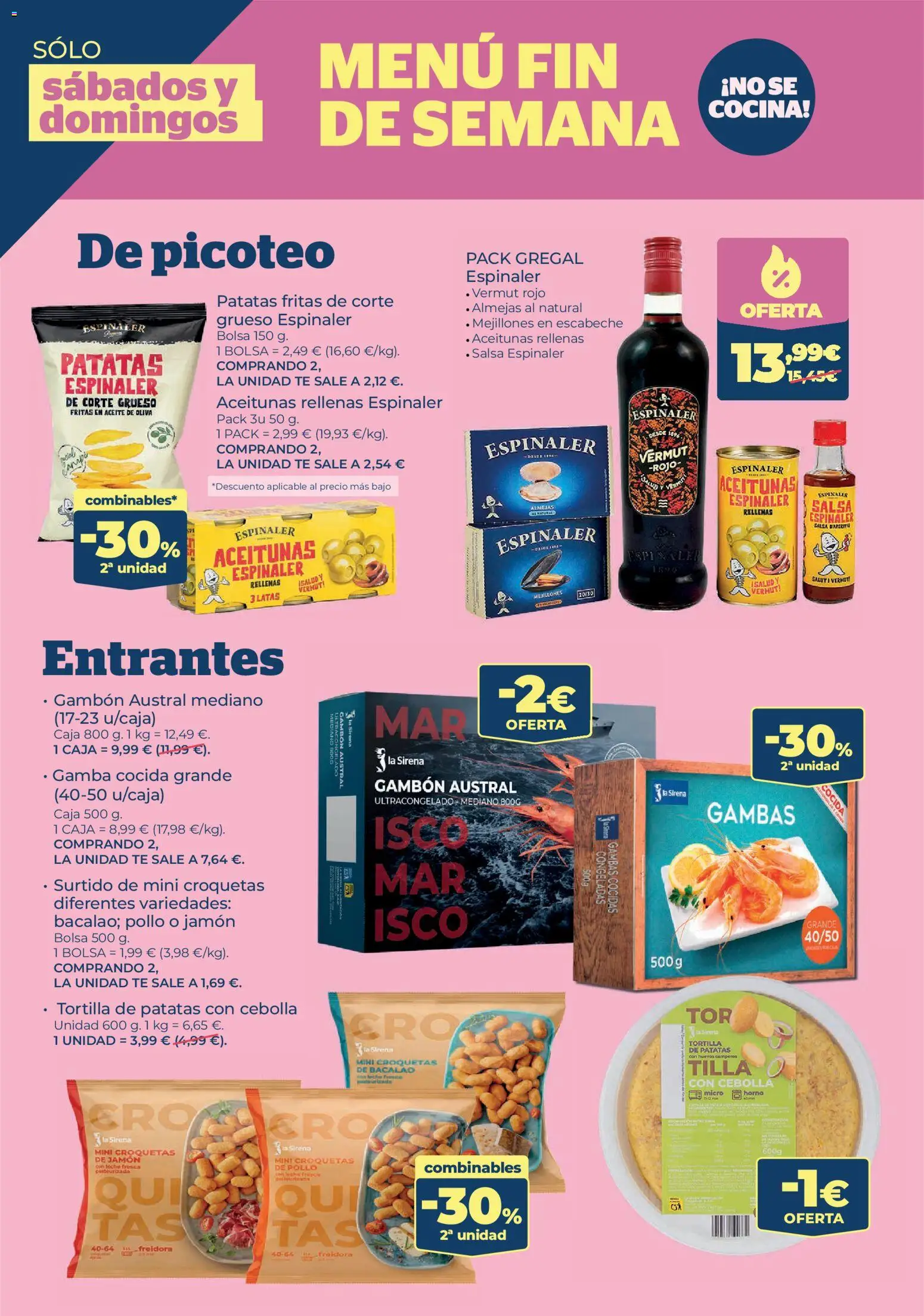 La Sirena folleto │ válido desde el 12.02.2026 | Página: 10 | Productos: Jamón, Bolsa, Horno, Gamba