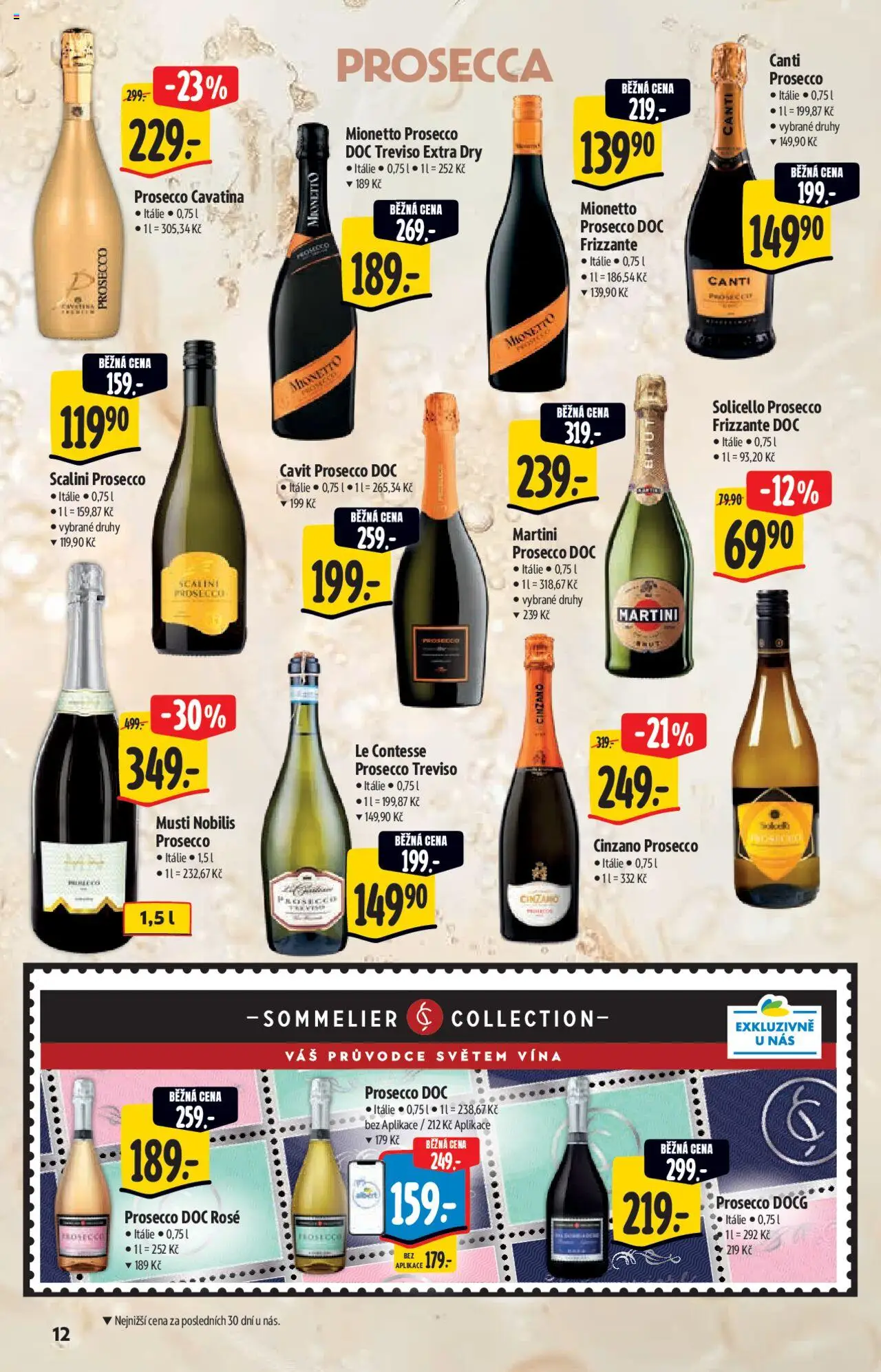 Albert katalog - Hypermarket od 10.09.2025 | Strana: 12 | Produkty: Frizzante, Prosecco Treviso, Solicello prosecco, Prosecco DOC