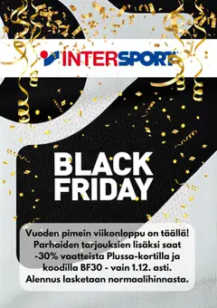 Intersport-mainoslehti voimassa 25.11.2025 alkaen