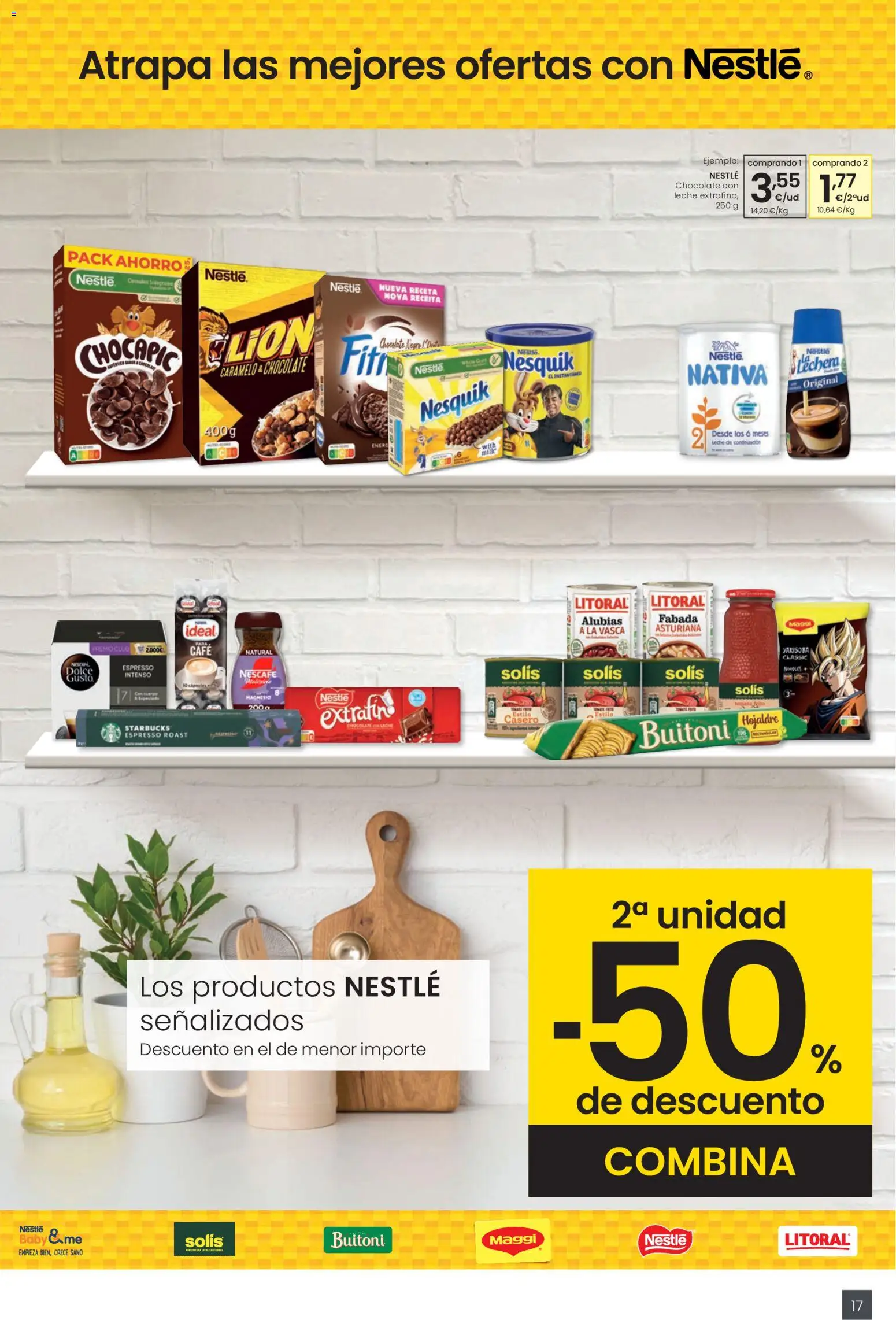 Eroski - Center │ válido desde el 30.10.2025 | Página: 17 | Productos: Leche, Café, Chocolate, Chocolate con leche