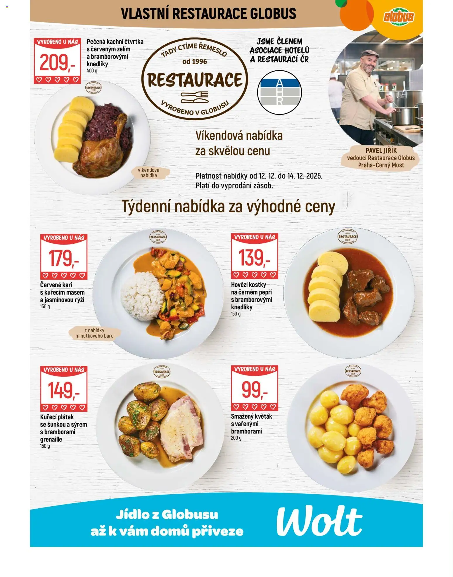 Globus leták - Praha Černý Most od 10.12.2025 | Strana: 5 | Produkty: Globus, Mošt, Květák, Kostky